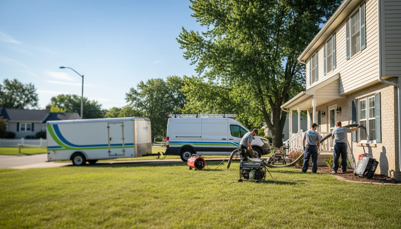 Flooded Basement Restoration And Cleanup With Repair in Conklin, MI near me